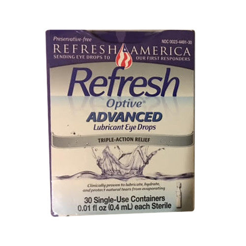 Refresh Optive Sensitive Lubricant Eye Drops - 30 Ea